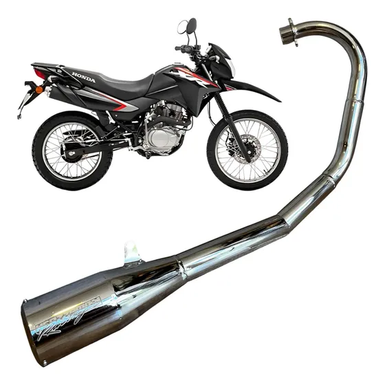 Escape Herzzamo Vip Xr 150 Cromado Racing Competición