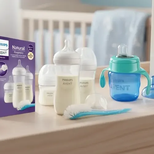 Mamaderas Avent Natural Response Set Recién Nacido Varon