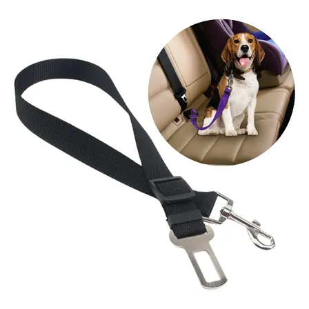 Cinturon De Seguridad Mascota Auto Correa Perro Reforzada