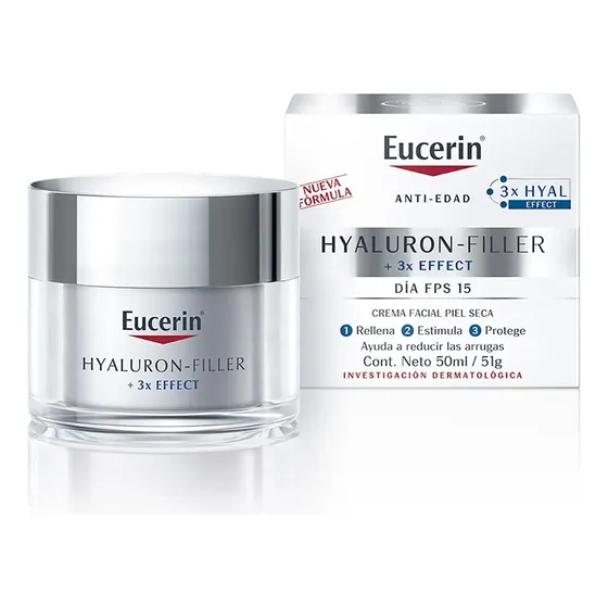Eucerin Hyaluron-filler Crema Día Piel Seca Fps 15 X 50 Ml