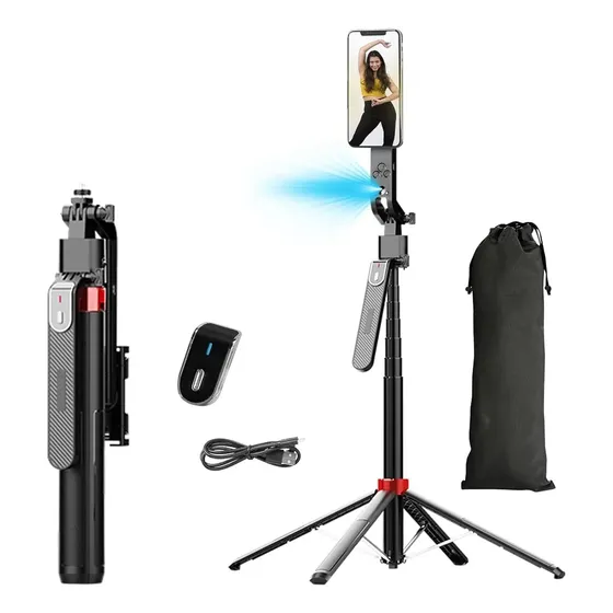 Gimbal Estabilizador Seguimiento Facial Selfie Stick 1.80m