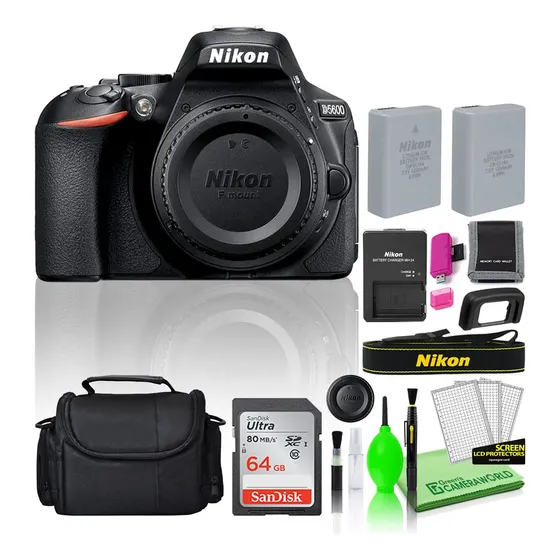 Cámara Digital Nikon D5600 Dslr De 24,2 Mp Con Accesorios