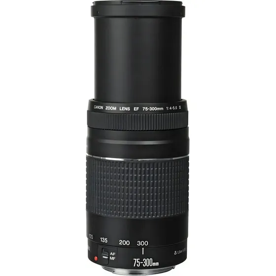 Lente Canon Ef 75-300mm F/4-5.6 Iii color Negro