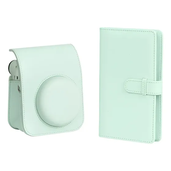 Funda Protectora Para Instax Mini 12 Correa+ Álbum 108 Fotos