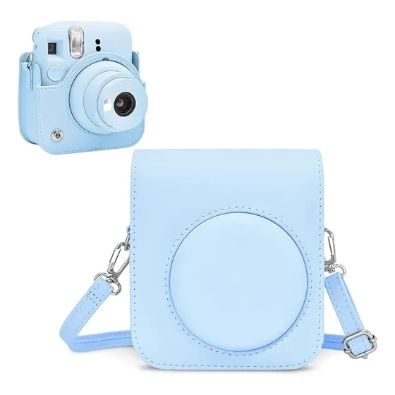 Funda Estuche Cuero Pu Cámara Polaroid Instax Mini 12 11