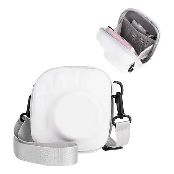 Funda Estuche Semirrígida Instax Mini 12 11 + Correa
