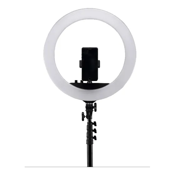 Aro Luz Ring Led Selfie Ø43cm+pie190cm+espejo Celular Visico