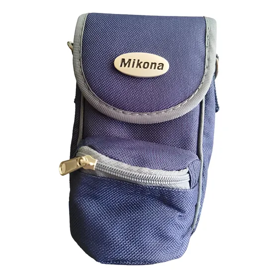 Mini Bolso Estuche Funda Para Cámara Mikona Azul Con Correa