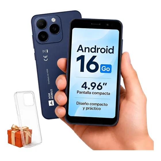 Celular Compacto Agm Note N2 - Basico Android 16 P/ Trabajo