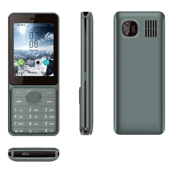 Celular Basico Teclado Mp3 Bluetooh Pantalla Grande 3 Sim