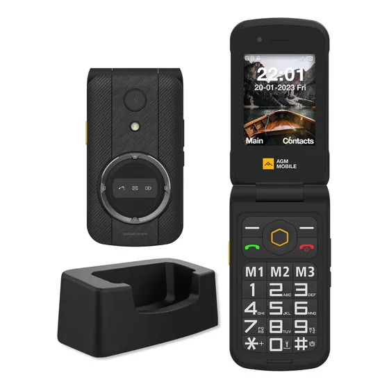 Celular Con Tapa Y Teclado Agm M8 Super Resistente Tipo Cat