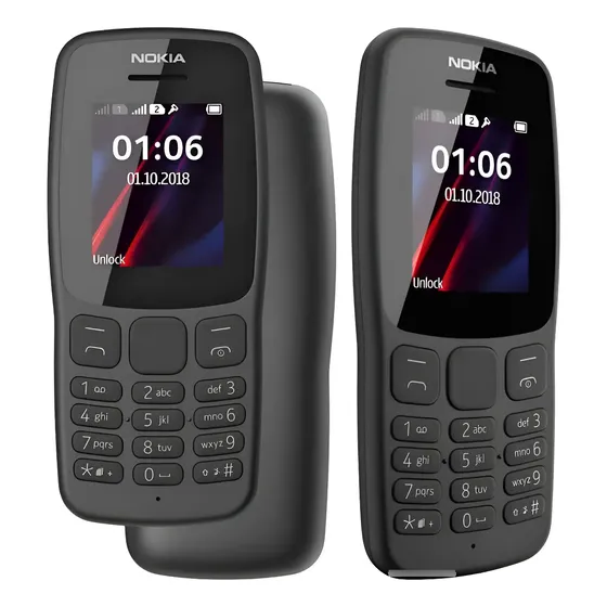 Nokia 106 Dual Sim Teléfono Llamadas Radio Linterna.