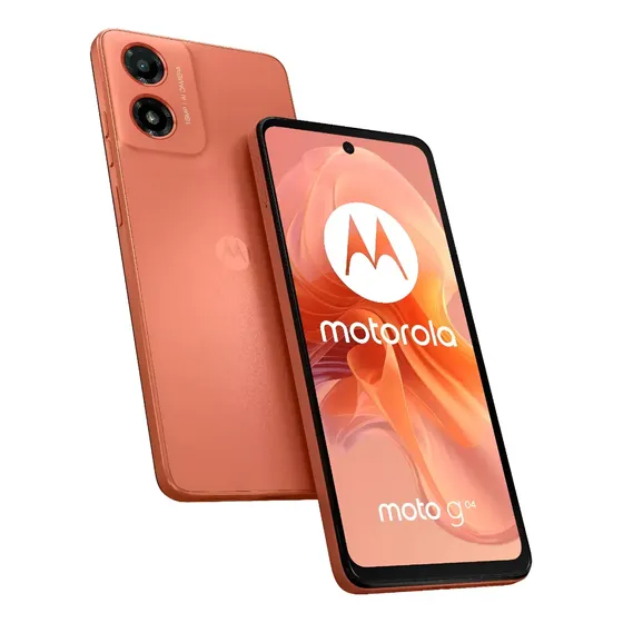Celular Motorola Moto G04s Naranja 64/4gb Accesorio Regalo