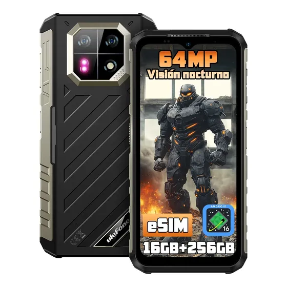 Celular Ulefone Armor 22 Pro Esim 256gb 8gb Negro Dual Sim