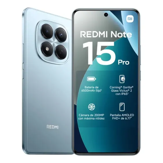 Xiaomi Redmi Note 15 Pro 256GB 8GB RAM Azul Glacier