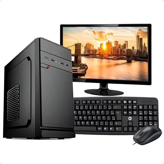 Computadora PC Completa Intel Core i5 8GB RAM 500GB HD Wi-Fi Monitor 19"