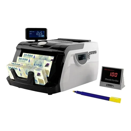 Contadora De Billetes Gadnic Detector Falsos UV MG 1000 Billetes Minuto Display Led