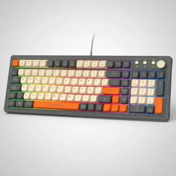 Teclado Netmak NM-TM32 Retroiluminado Español Membrana