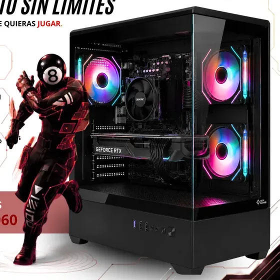 Pc Gamer Amd Ryzen 7 5700 | 32 Gb Dual Channel | 1TB | Wifi | RTX 5060 | Gabinete ARGB | Pc Armada Noxi