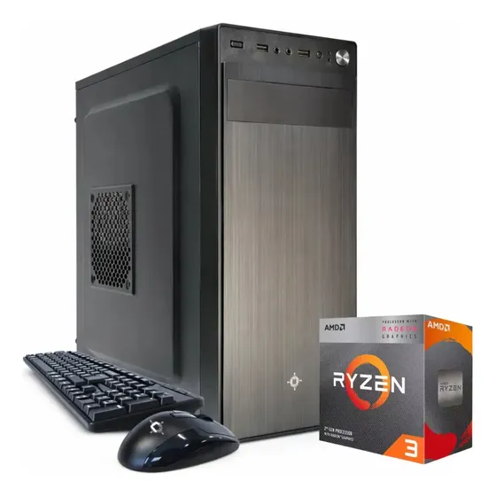 Pc Escritorio | Hogar Y Oficina | Amd 3200g | 8 Gb | 240gb | Wifi | Pc Armada Noxi | Lista Para Usar