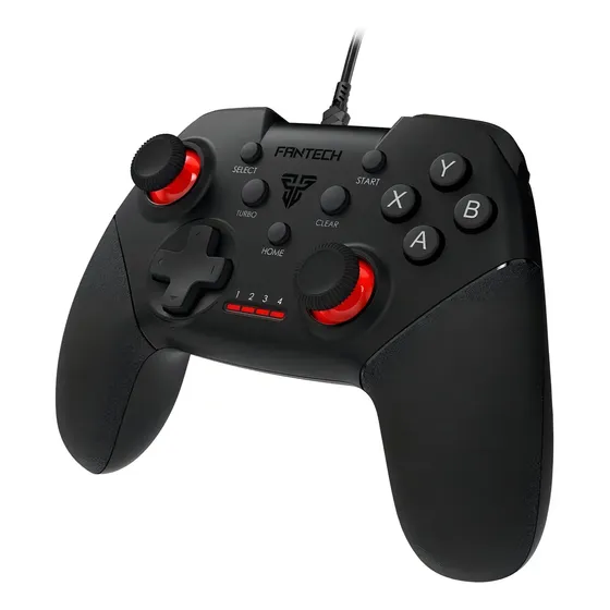 Joystick Fantech Shooter Ii Gp13 para Pc y Ps3 Color Negro