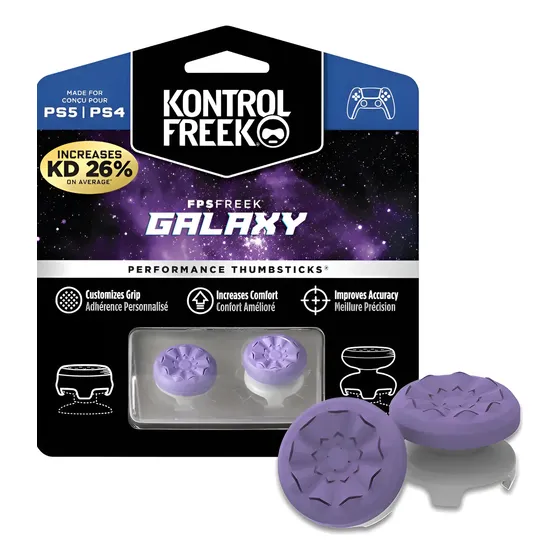 Thumb Grip Kontrolfreek Galaxy Morado Para Ps4 Ps5 Pc Gamer