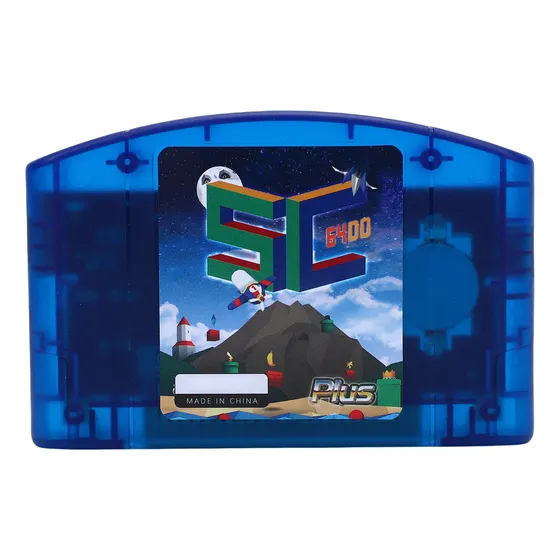 Cartucho Flash Azul 64dd Para N64, Código Abierto