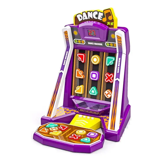 Máquina Consola De Juego Para Bailar Con Los Dedos Niños Color Violeta