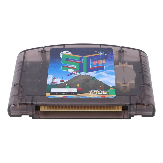 Cartucho Black Game Compatible Con Lectura Rápida 64dd Fit N64
