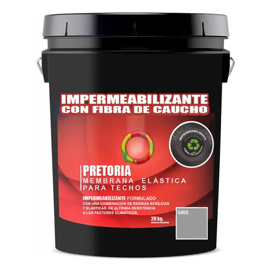 Membrana Caucho Impermeabilizante Alto Espesor Pretoria 20kg