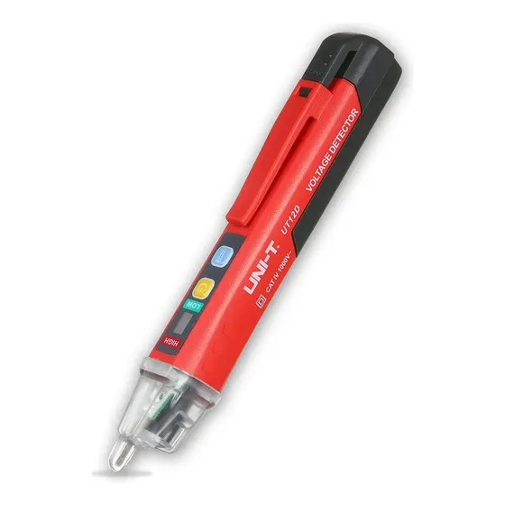 Detector de Voltaje Uni-T UT12D Luminoso Sonoro 24-1000V con Linterna