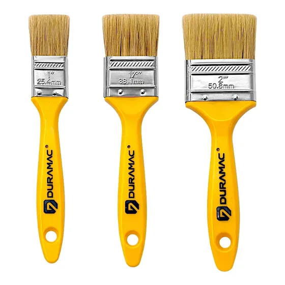 Combo X3 Pinceles Duramac N°10/15/20 Pared Latex Blanco