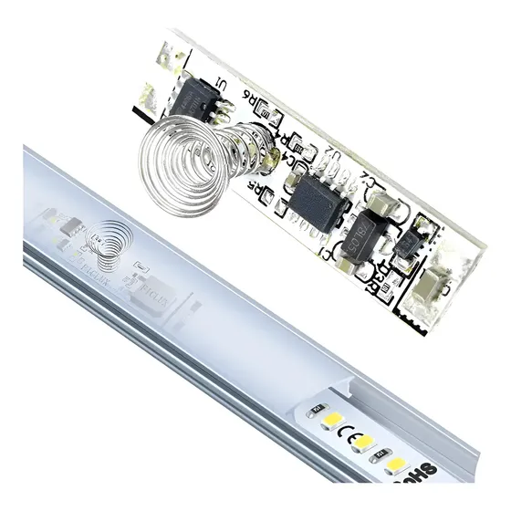 Modulo Sensor Dimmer Touch Tactil Para Tira Led 12-24v Gris