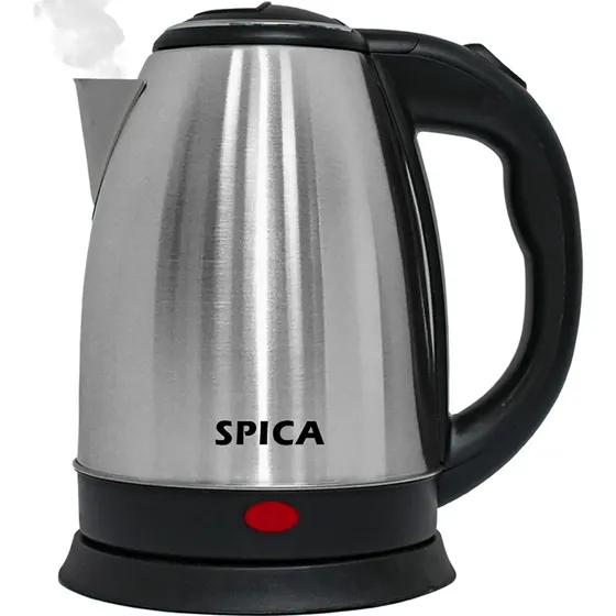 Jarra Pava Electrica SPICA SP-920 Jarra De Acero Inoxidable Mate Cafe Té Color Plateado