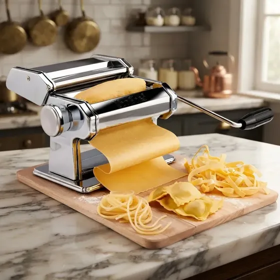 Fabrica De Pastas Maquina Para Hacer Pasta Fideos Winco W180 Color Acero