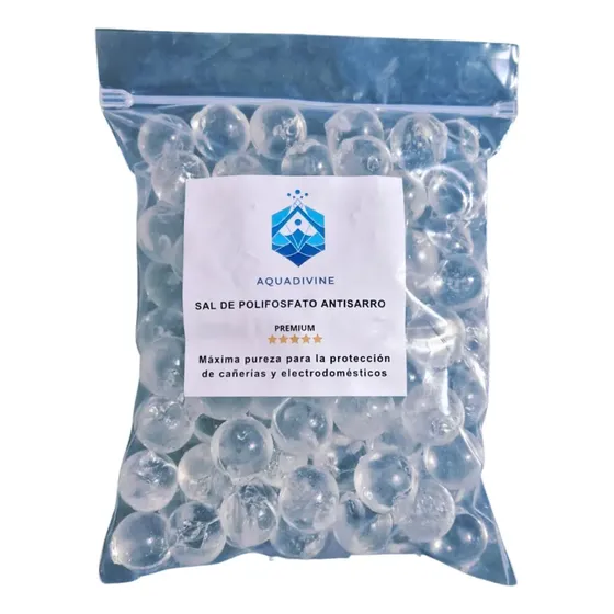 Sal Polifosfato Premium Aprobada Anmat Antisarro Agua 1/2 Kg