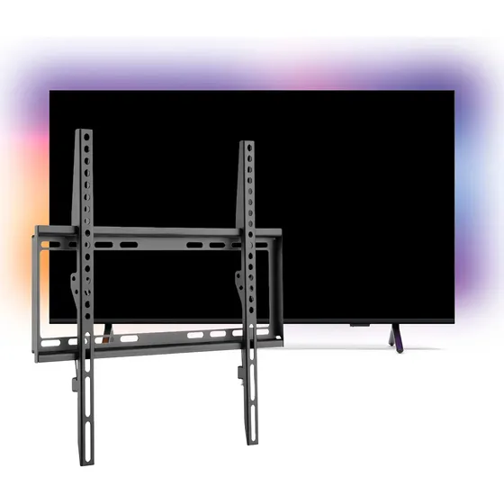 Tv Led Philips 55  Qled 4k Ambilight + Soporte Fijo