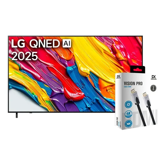 Combo Smart Tv Lg Qned 4k Uhd 75  + Cable Hdmi Dekkin