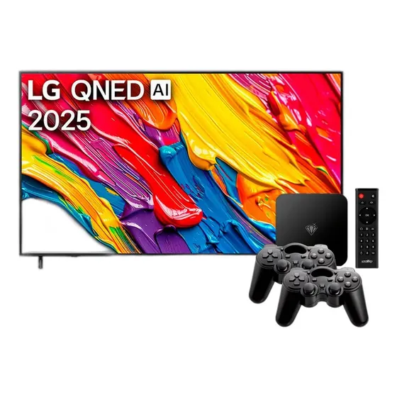 Combo Smart Tv LG Qned 55  4k Uhd + Consola Retroplay Lt