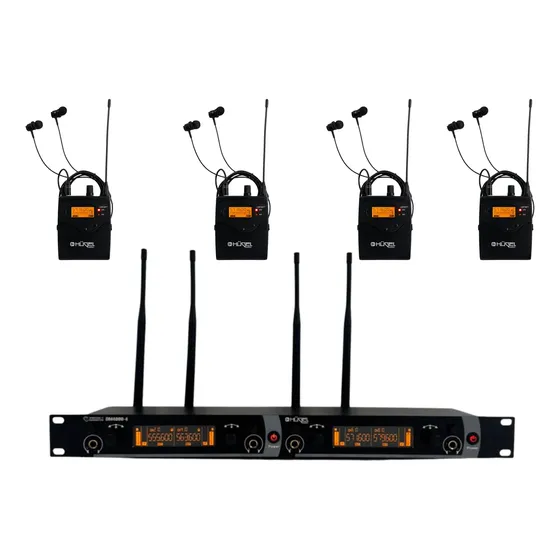 Sistema De Monitoreo In Ear Cuatro Canales Hugel
