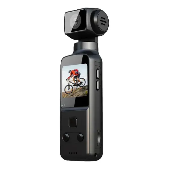 Camara Deportiva K1 4K Handheld Action Camera Video Vlog Lente Rotativo 270 Grados Pantalla IPS 1.3 Pulgadas Estabilizador Anti Shake Resolucion Ultra HD 60fps WiFi The Game House