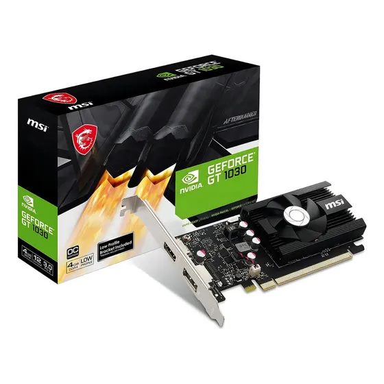 Placa De Video Msi Nvidia Geforce Gt 1030 4gb Gddr4 Lp