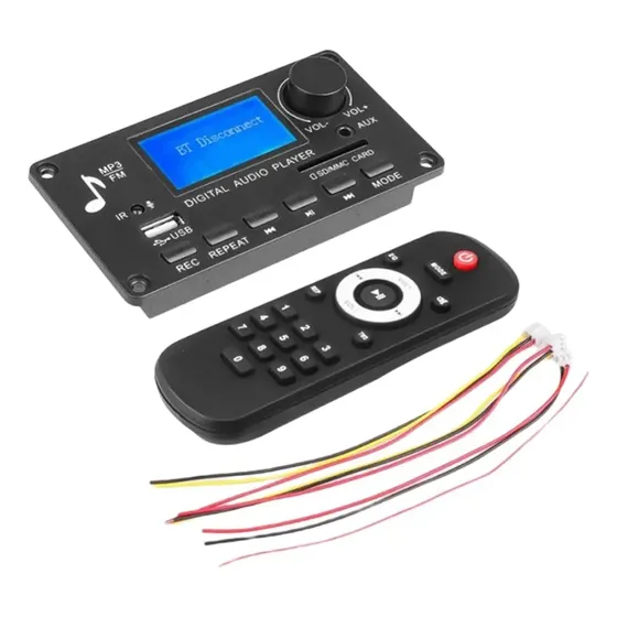 Módulo De Audio Usb Tf Fm Radio Para Coche 12v Pantalla