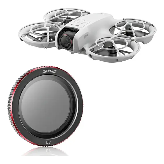 Filtro UV STARTRC Magnético de Vidrio Óptico para Drone DJI Neo 1 Protector de Lente Cámara Antirreflejo Ultraliviano 1,2 g Accesorio Fotografía Video Exterior Alta Definición Profesional contra Polvo