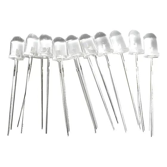 Pack 100 Leds 5mm Verde Cristal Alto Brillo Arduino Nubbeo