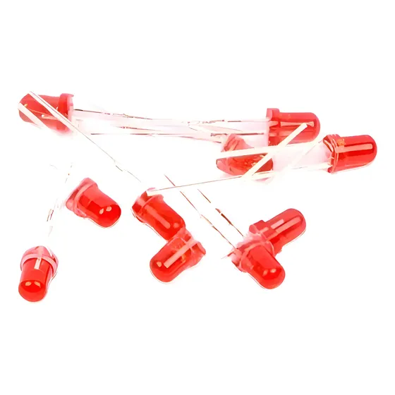 Pack 100 Leds 3mm Rojo Difuso Arduino Nubbeo