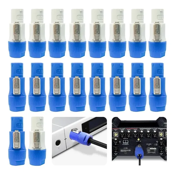 20pz Conectores Plug Speakon Nac3fca, Nac3fcb, Powercon