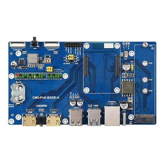 Para Módulo De Computación 5 Poe Base A Rj45 Para Cm5