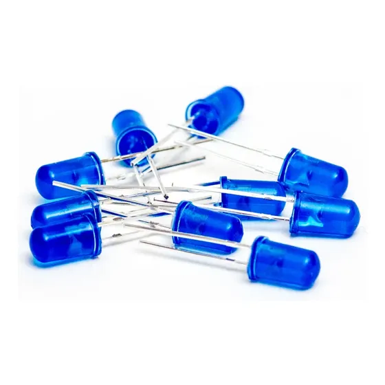 Bolsa 1000 Leds 5mm Azul Difuso Arduino Nubbeo
