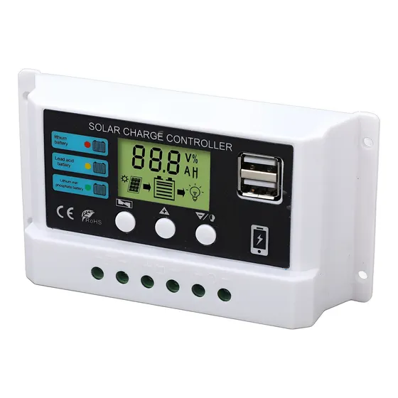 Controlador Solar Chip Industrial Con Pantalla Lcd